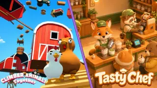 Tasty Chef & Climber Animals Together
