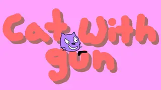 Cat With Gun