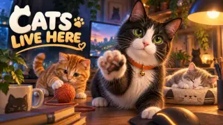 Cats Live Here