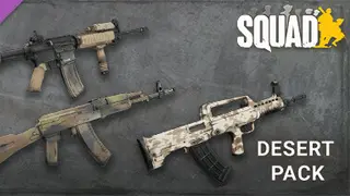 Squad Weapon Skins - Desert Camo Pack
