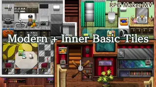 RPG Maker MV - Modern + Inner Basic Tiles