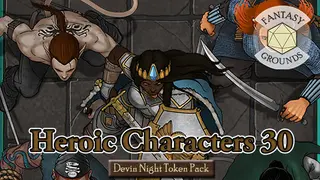 Fantasy Grounds - Devin Night Token Pack 155: Heroic Characters 30
