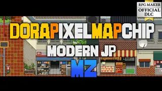 RPG Maker MZ - DorapixelMapChips - Modern JP