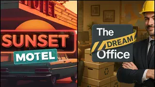 The Dream Office in Sunset Motel