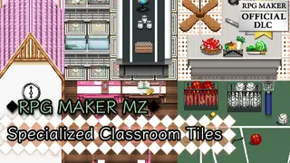 RPG Maker MZ - Specialized Classroom Tiles