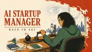 AI Startup Manager: Race to AGI