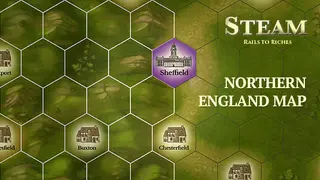 Steam: Rails to Riches - Northern England Map