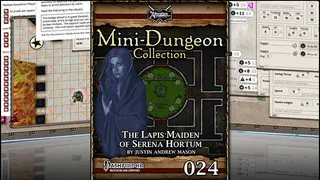 Fantasy Grounds - Mini-Dungeon #024: The Lapis Maiden of Serena Hortum (PFRPG)