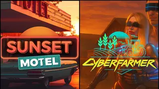Cyber Farmer in Sunset Motel