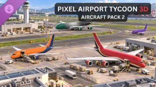 Pixel Airport Tycoon 3D - Aircraft Pack 2