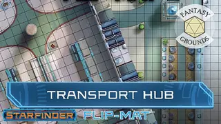 Fantasy Grounds - Starfinder RPG - FlipMat - Transport Hub