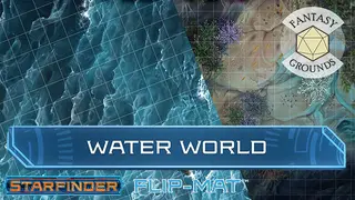 Fantasy Grounds - Starfinder RPG - Flip-Mat - Water World