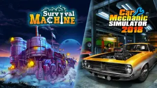 Survival Machine and Car Mechanic Simulator 2018