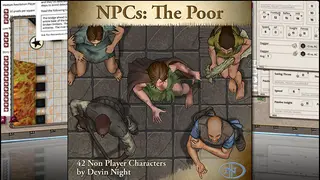 Fantasy Grounds - NPCs: The Poor (Token Pack)