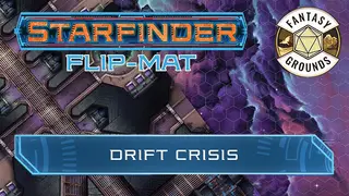 Fantasy Grounds - Starfinder RPG - Starfinder Flip-Mat - Drift Crisis
