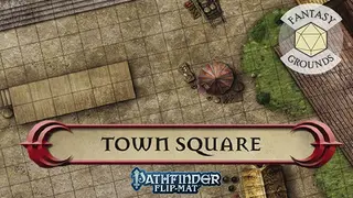Fantasy Grounds - Pathfinder RPG - Pathfinder Flip-Map - Classic Town Square