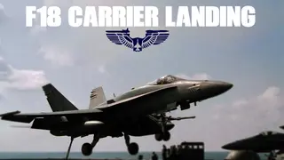 F18 Carrier Landing