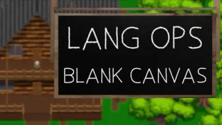 Lang Ops: Blank Canvas