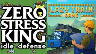 Zero Stress King: Idle Defense X Lazy Train Game
