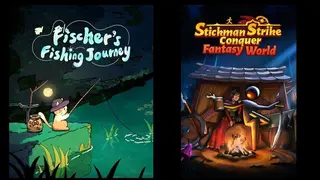 Fischer's Fishing Journey & Stickman Strikes: Conquer Fantasy World
