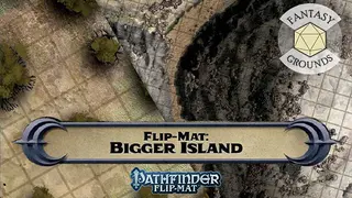 Fantasy Grounds - Pathfinder RPG - Pathfinder Flip-Mat: Bigger Island