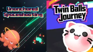 🔫Unanchored Spaceshooting x ⚽️Twin Balls Journey🏀