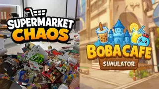 Boba Cafe Simulator × Supermarket Chaos