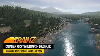 Trainz 2022 DLC - Canadian Rocky Mountains - Golden, BC