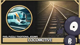 Pixel Puzzles Traditional Jigsaws Pack: Locomotive