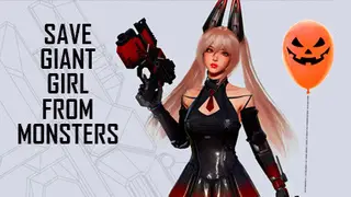 Save Giant Girl from monsters