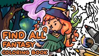 FIND ALL 9: Fantasy - Coloring Book