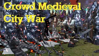 Crowd Medieval City War