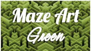 Maze Art: Green