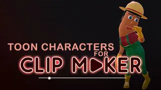 Toon comic characters for clip maker