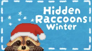 Hidden Raccoons in Winter