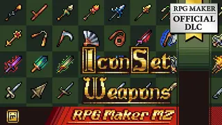 RPG Maker MZ - Weapons Icon Set