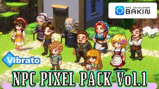 RPG Developer Bakin Vibrato NPC PIXEL PACK Vol.1