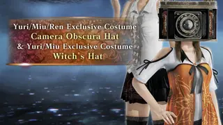 FATAL FRAME: Maiden of Black Water Yuri/Miu/Ren Exclusive Costume: Camera Obscura Hat & Yuri/Miu Exclusive Costume: Witch's Hat - PS4 & PS5