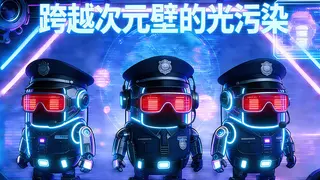 Luminous Rhapsody: Bathed in Shifting Dimensions meets Chromatic Overexposure