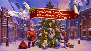 Solitaire Christmas. Match 2 Cards