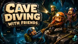 Cave Diving With Friends