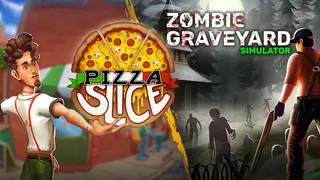 Pizza Slice x Zombie Graveyard Simulator