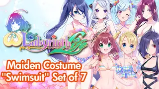 Omega Labyrinth Life - Maiden Costume "Swimsuit" Set of 7