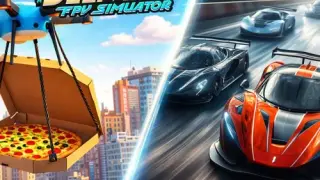 Auto Sport Racing & DRONE DELIVERY - FPV SIMULATOR - Switch