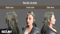 SCUM Female Hair Pack Complete 2