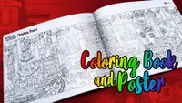 Hidden Cats in Christmas - Coloring Book and Poster 1
