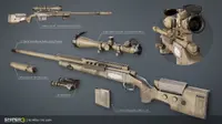 Sniper Ghost Warrior 3 - Sniper Rifle McMillan TAC-338A Complete 1