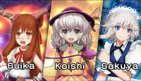 The Disappearing of Gensokyo: Sakuya, Koishi, Suika Character Pack 1