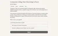 Community College Hero: Knowledge is Power 3