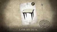 Voice of Cards: The Isle Dragon Roars Library Desk 1